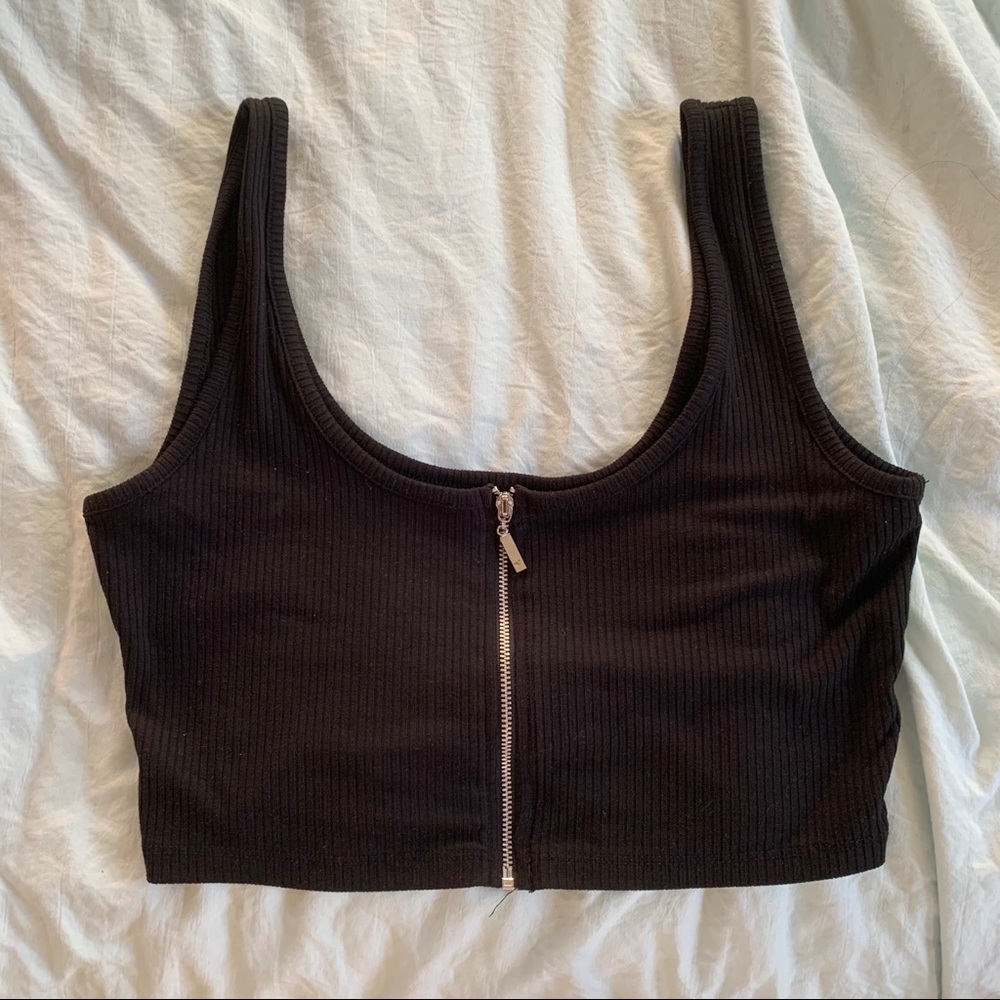 Zip-up PacSun Crop Top